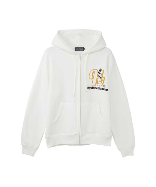 HYSTERIC GLAMOUR ジップアップロゴパーカー XL HYSTERIC GLAMOUR genzai Zip Hoodie – YZ