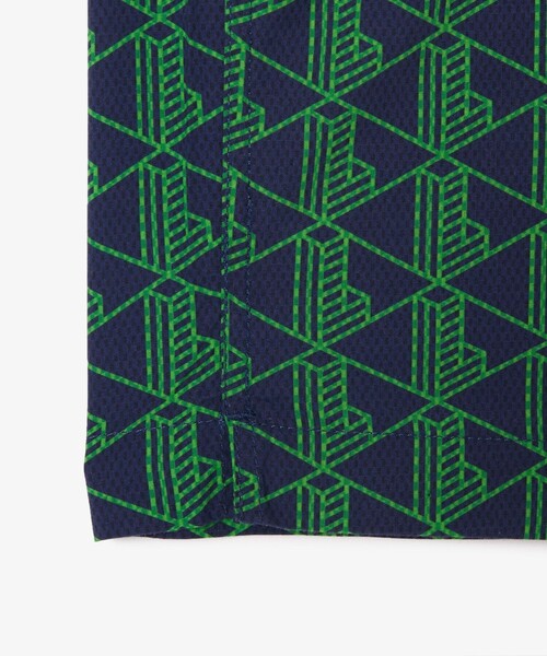 「LACOSTE」 半袖シャツ 39 ベージュ メンズの画像