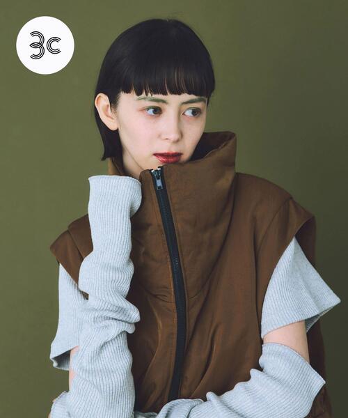 THE GOODLAND MARKET ダウンベスト ベスト cwtch HIGHNECK VEST