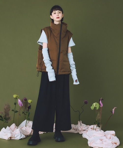 THE GOODLAND MARKET ダウンベスト ベスト cwtch HIGHNECK VEST