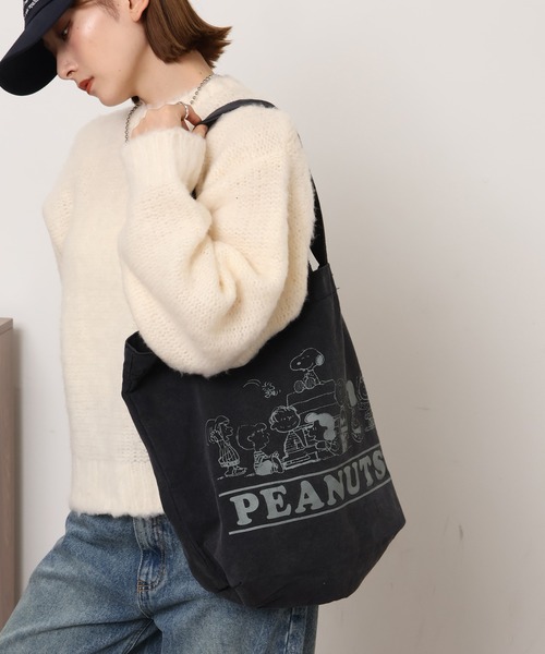 PEANUTS トートバッグ 「PEANUTS / ピーナッツ」 スヌーピー アート