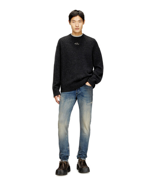 DIESEL メンズニット、セーター（色：グリーン系）｜トップス