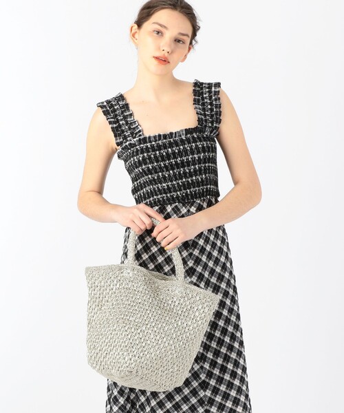 TOMORROWLAND（トゥモローランド） トートバッグ FREE シルバー系