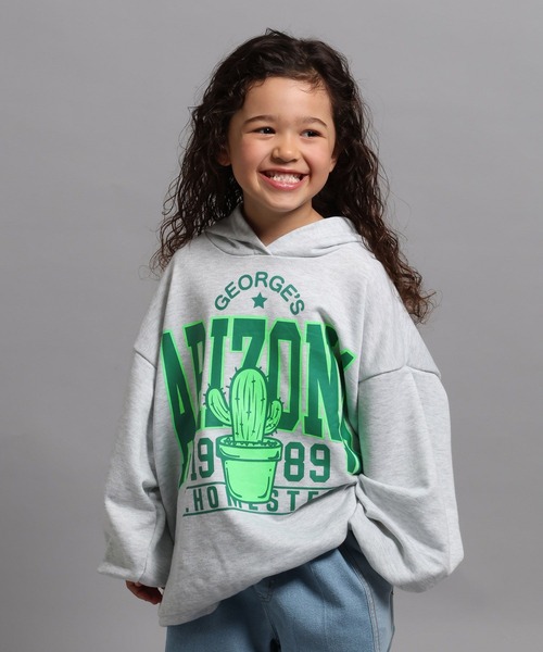 George's パーカー 「KIDS」サボテンプリントパーカー キッズ 子供服