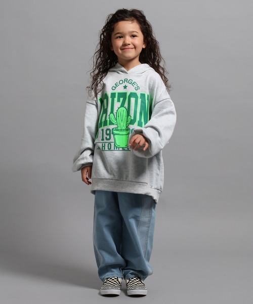 George's パーカー 「KIDS」サボテンプリントパーカー キッズ 子供服