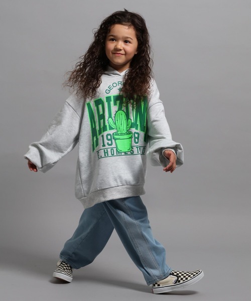 George's パーカー 「KIDS」サボテンプリントパーカー キッズ 子供服