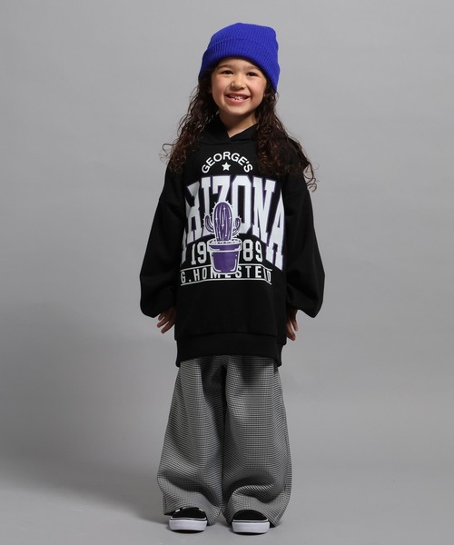 George's パーカー 「KIDS」サボテンプリントパーカー キッズ 子供服