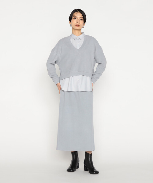 Gabardine K.T（ギャバジンK.T） tシャツ ニットコール レイヤード