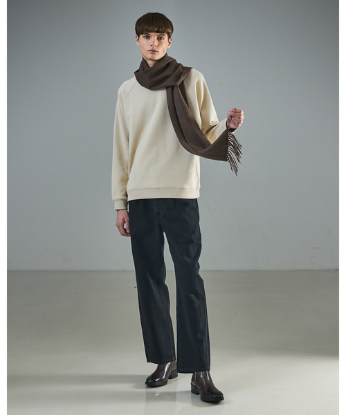 ABAHOUSE（アバハウス） マフラー ウール×カシミヤ フリンジ マフラー