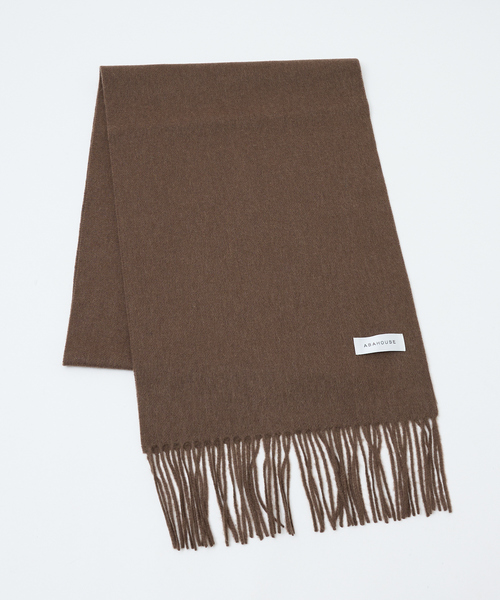 ABAHOUSE（アバハウス） マフラー ウール×カシミヤ フリンジ マフラー