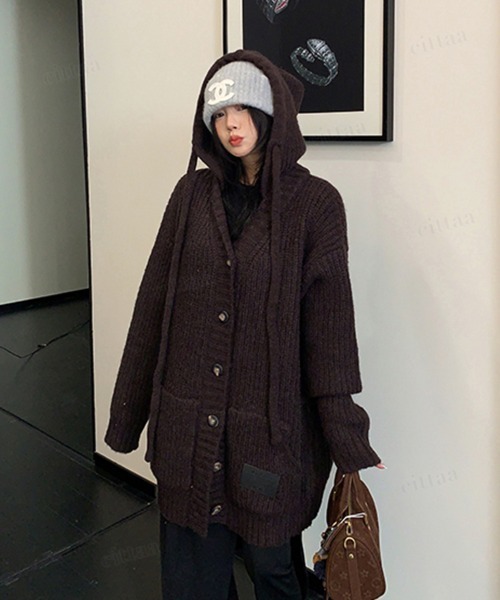 Dalfwin（ダールフィン） カーディガン 韓国ファッション フェイク