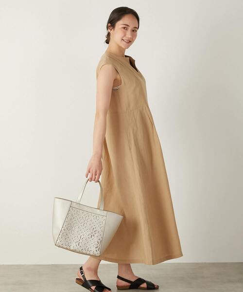 「MELROSE claire」 トートバッグ FREE シャンパン レディース_画像2