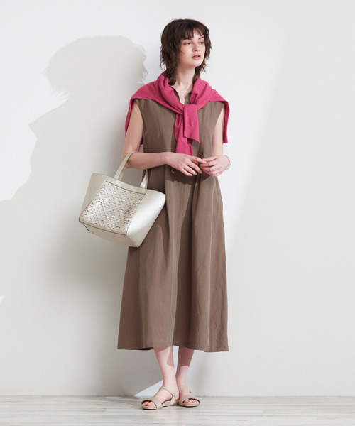 「MELROSE claire」 トートバッグ FREE シャンパン レディース_画像3