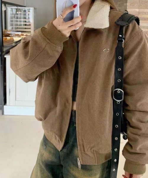 「LADY LIKE」 ブルゾン M グレー レディース_画像2