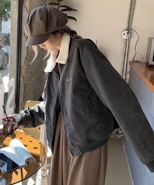 「LADY LIKE」 ブルゾン M グレー レディース_画像7