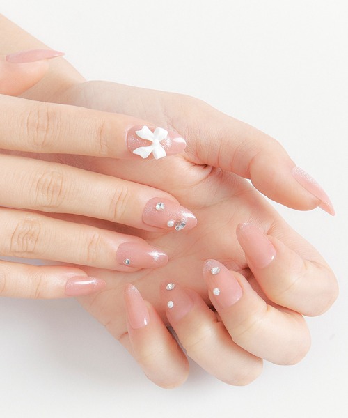 ネイルチップ ネイルシール Ollio（オーリオ） ノーグルーネイル