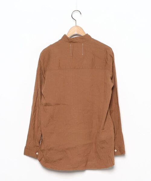 「EFFE BEAMS」 長袖ブラウス 36 ブラウン レディース_画像2