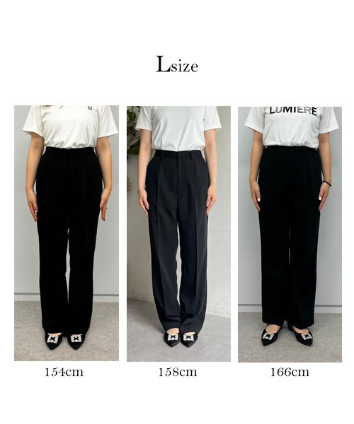 「prose verse」 スラックス - ブラック レディース_画像5