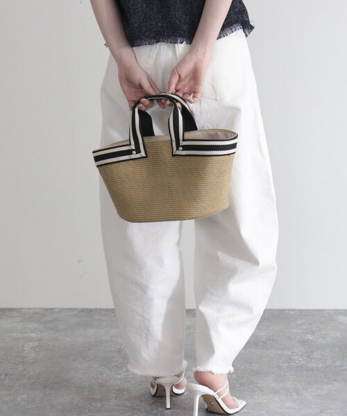 「fredy emue」 ハンドバッグ FREE ベージュ レディース_画像4