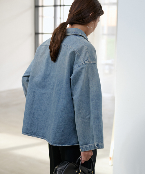 FRAMeWORK（フレームワーク） ブラウス シャツ 「追加」デニムプル