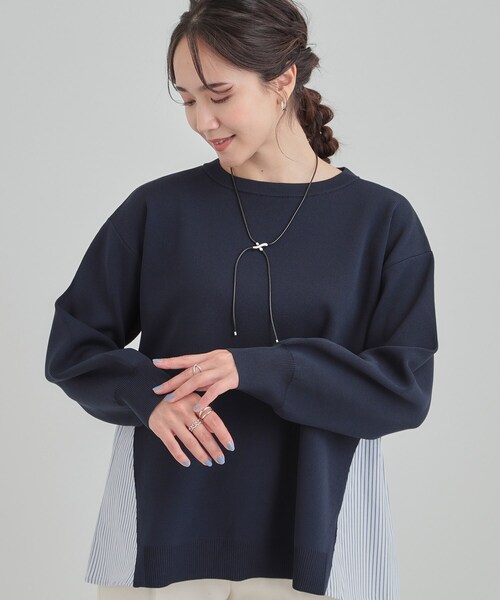 SHOO・LA・RUE（シューラルー） ニット セーター 「洗濯機可/S-LL/体型