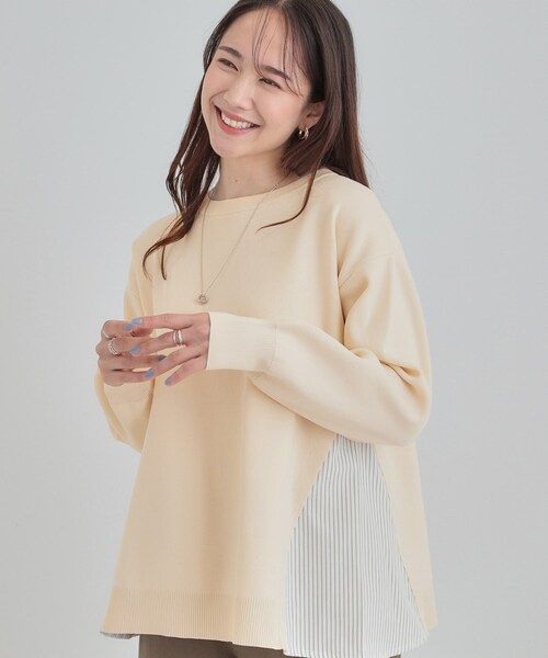 SHOO・LA・RUE（シューラルー） ニット セーター 「洗濯機可/S-LL/体型