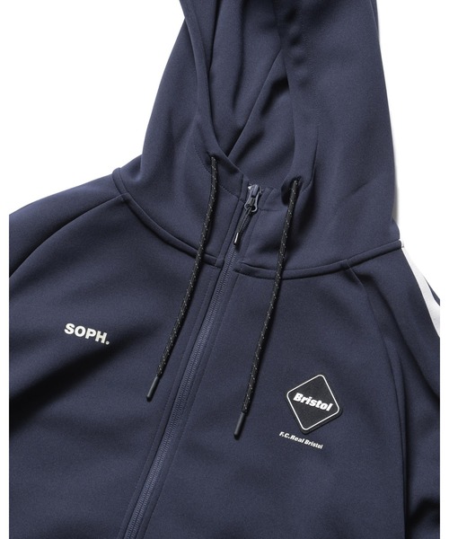 新品 S 紺 FCRB TRAINING TRACK HOODIEパーカー F.C.Real Bristol（エフシーレアルブリストル） パーカー TRAINING