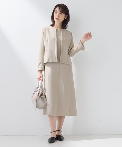 INDIVI（インディヴィ） ワンピース 入学式 卒業式 「上品光沢／SETUP