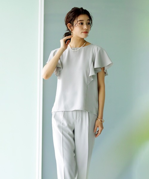 「Emilyan」 セットアップ S グレイッシュベージュ レディース_画像5