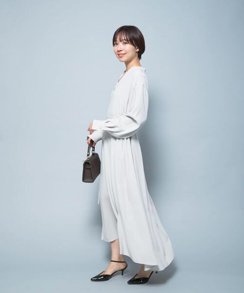 ワンピース トリアセテート混Vネックワンピース : ZOZOTOWN Yahoo!店 ワンピース トリアセテート混Vネックワンピース : ZOZOTOWN Yahoo!店