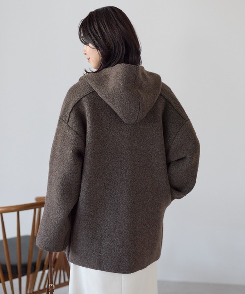 ハートマーケット（HEART MARKET） コート アウター ニットフード