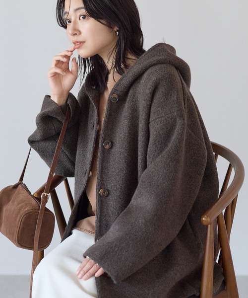 ハートマーケット（HEART MARKET） コート アウター ニットフード