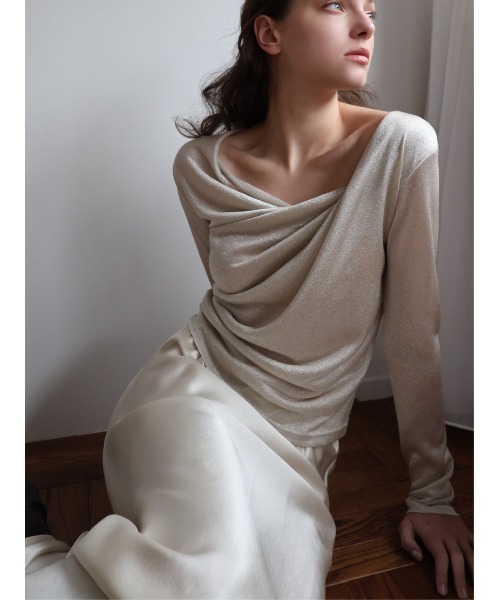 celon tシャツ glitter drape tee レディース : ZOZOTOWN Yahoo!店