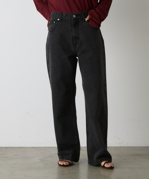 「CIAOPANIC TYPY」 デニムパンツ LARGE ブラック レディース_画像2