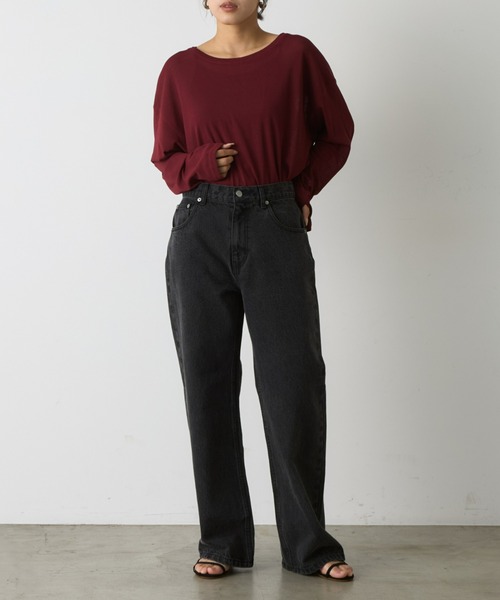 「CIAOPANIC TYPY」 デニムパンツ LARGE ブラック レディース_画像8