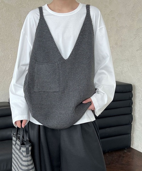 「CADBURY」 キャミソールニット FREE ブラック レディース_画像9