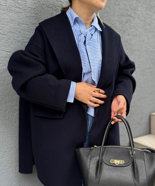 「NOLLEY'S Sophi」 ダッフルコート 36 ベージュ レディース_画像2