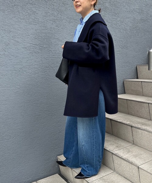 「NOLLEY'S Sophi」 ダッフルコート 36 ベージュ レディース_画像6