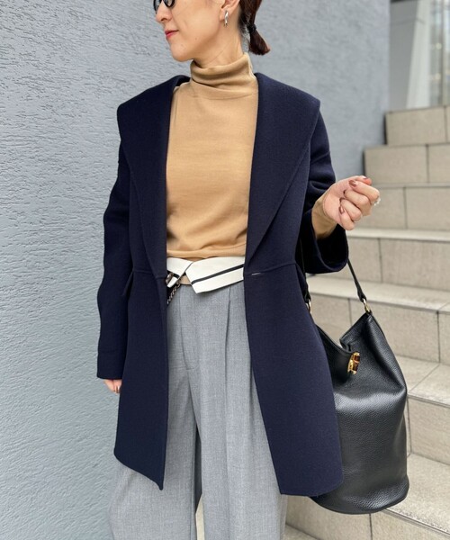 「NOLLEY'S Sophi」 ダッフルコート 36 ベージュ レディース_画像8