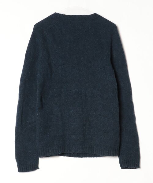 「Casper John」 長袖ニット L ネイビー メンズ_画像2