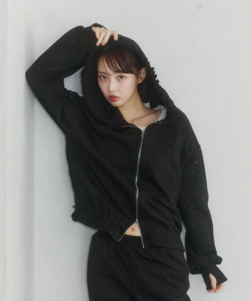 るる♡新品¥31,320♡YANUK♡デニット フーディーパーカー ヤヌーク / YANUK / HOODIE / デニット フーディ / DENIT HOODIE