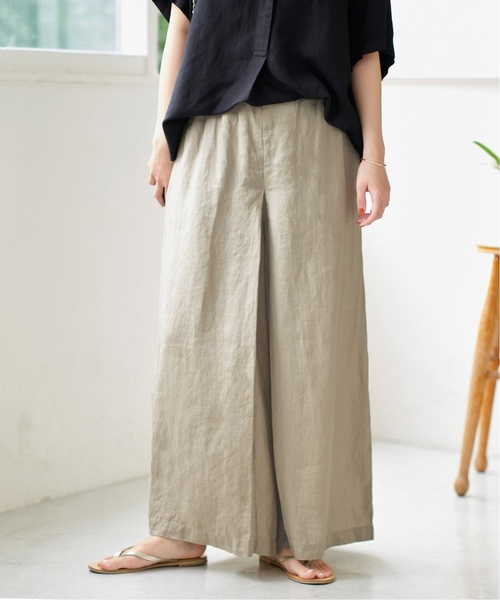 「JOURNAL STANDARD」 イージーパンツ 34 ベージュ レディース_画像6