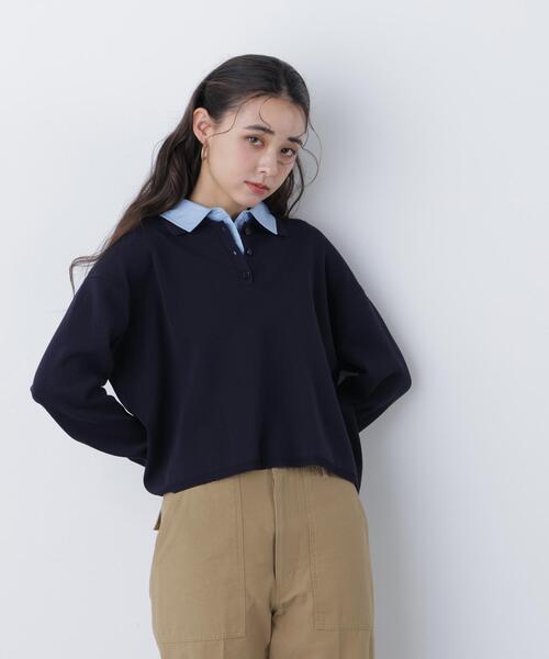 オーバーシャツニット Next：日本 ブラック - Tommy Hilfiger ニットオーバーシャツ from