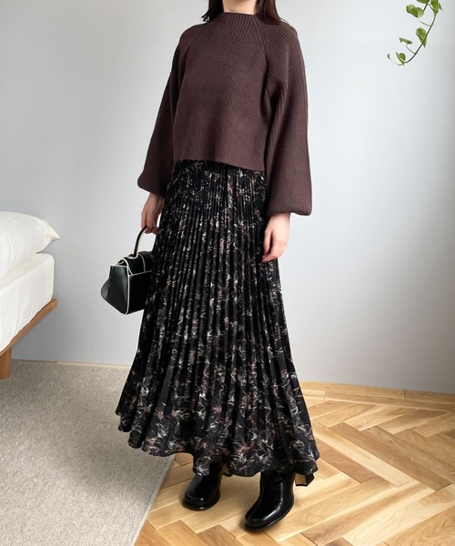 「mysty woman」 ロングスカート FREE ブラック レディース_画像4