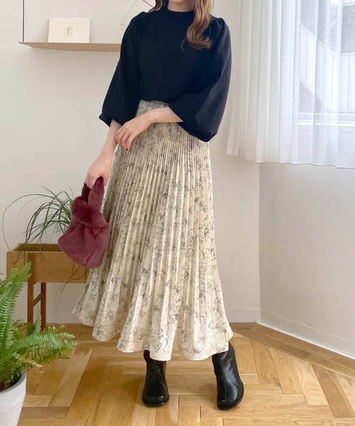 「mysty woman」 ロングスカート FREE ブラック レディース_画像6