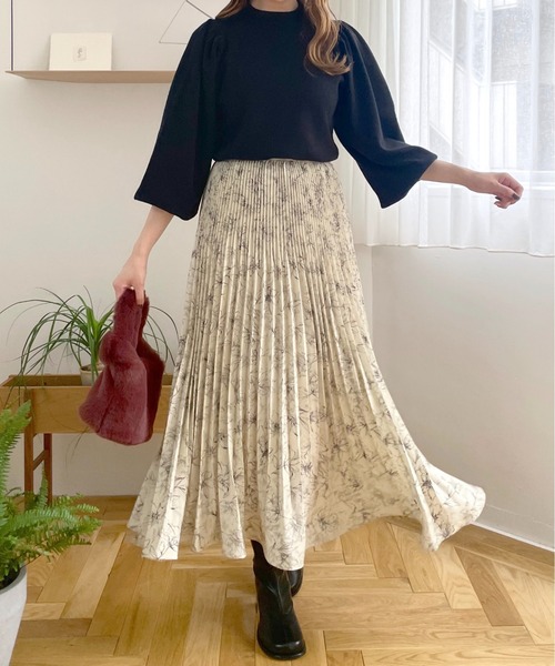 「mysty woman」 ロングスカート FREE ブラック レディース_画像7