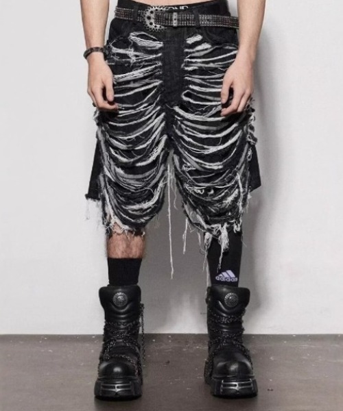 デニムクラッシュ裏毛 FREAK'S STORE（フリークスストア） ジーンズ デニム デニムパンツ
