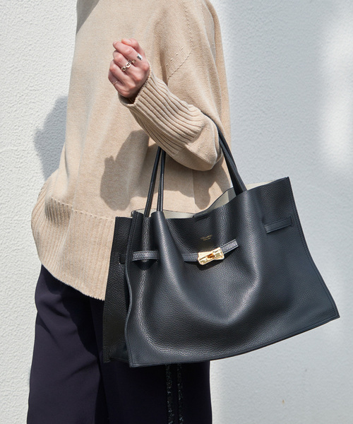 Spick＆Span（スピック アンド スパン） トートバッグ VIOLAd'ORO / ヴィオラドーロ キャンバス*レザートートバッグL* レディース : ZOZOTOWN Yahoo!店 - 通販 - Yahoo!ショッピング | 「Spick & Span」 「VIOLAd’ORO」トートバッグ FREE ブラック レディース