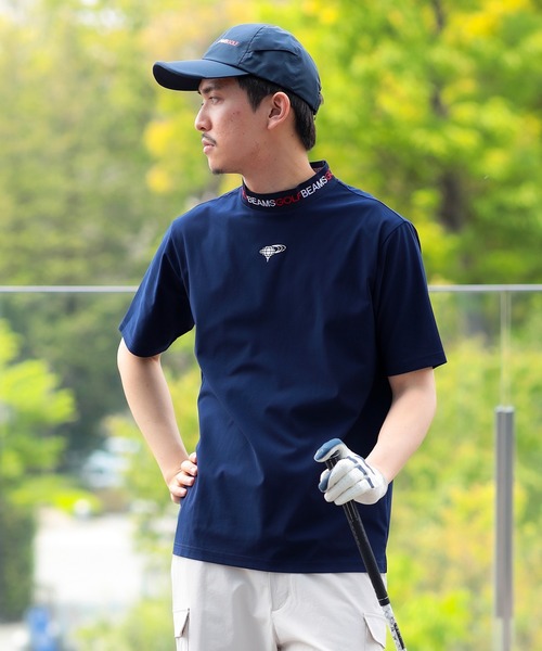 BEAMS GOLF（ビームス ゴルフ） 半袖Tシャツ M ネイビー メンズ