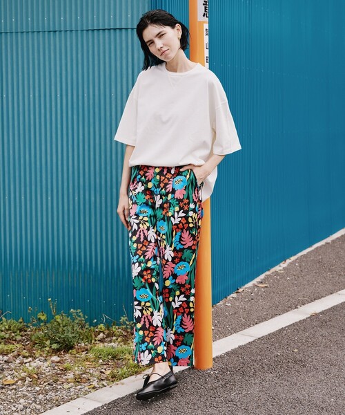 「Freada」 イージーパンツ ONE SIZE ホワイト レディース_画像2